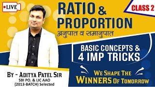 Maths Ratio and Proportion  Class 2  Ratio and Proportion Question  Maths By Aditya Sir [upl. by Nilyac]