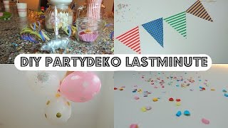 DIY lastminute Partydeko [upl. by Wolpert]