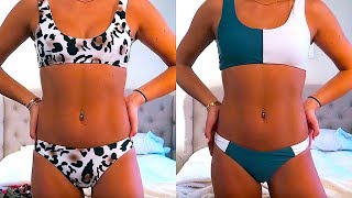 BIKINI TRY ON HAUL FOR VACATION [upl. by Hareehat]