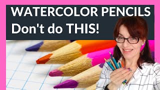 Watercolor Pencils Tutorial 7 Mistakes Beginners Make [upl. by Gerlac]