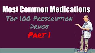 Top 100 Prescription Drugs  The Most Common Medications To Know Brand and Generic Part 1 [upl. by Adnaugal]