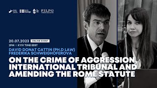 On the Crime of Aggression international Tribunal and amending the Rome Statute — lecture [upl. by Taimi]