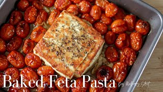 Baked Feta Cheese Pasta  Tik Tok Recipe [upl. by Iborian]