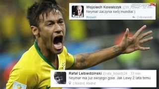 Mundial 2014 Twitter komentuje mecz Brazylia  Chorwacja Sportpl [upl. by Gilliette123]