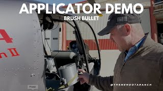 The Brush Bullet ￼ applicator brushbullet helicopter juniper ￼ [upl. by Yevi]