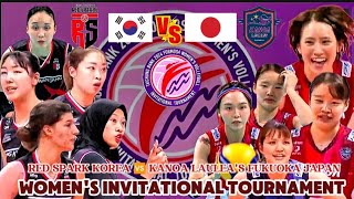 RED SPARK KOREA 🆚 KANOA FUKUOKA JAPAN WOMENS INVITATIONAL CONFERENCE 2024 [upl. by Odlopoel]