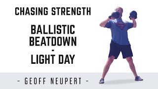 Double Kettlebell Complex  quotBallistic Beatdownquot Light Day [upl. by Alekin]