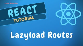 94Lazyload the Routes using Suspense and React Lazy method in React Redux App  ReactJS [upl. by Olnee562]