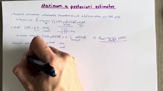 Maximum a posteriori Estimator MAP  Schätztheorie [upl. by Ashok]