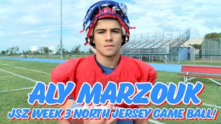 Secaucus Aly Marzouk wins JSZ Week 3 North Jersey Game Ball [upl. by Mcclenaghan546]