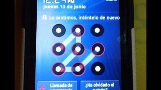 Desbloquear Teléfono por fallas en patrón de Inicio [upl. by Anneuq]