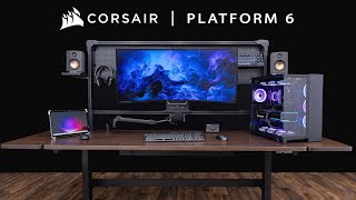 How MUCH would you pay for a desk Corsair Platform 6 Creator Edition Review [upl. by Carlita]