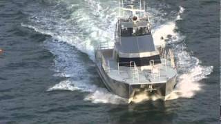 Patrol Boat Catamaran by All American Marine [upl. by Polloch]