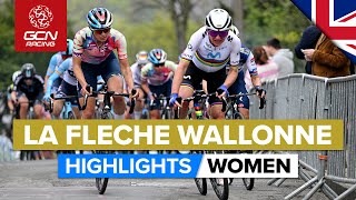 Domination On The Mur de Huy  La Flèche Wallonne 2023 Highlights  Women [upl. by Brodench]