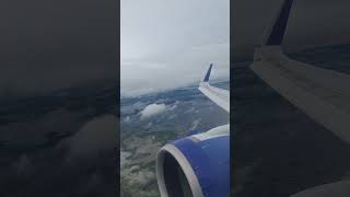 Loktak lake amp Manipur valley view from flight [upl. by Ennahtur]