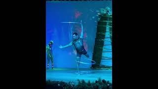 CIRCUS PERFORMANCE AT SEADUST HOTEL BEACH RESORT MEXICO [upl. by Tomasina]