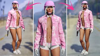 Adorable GTA 5 Female Outfits Using Just One Glitch [upl. by Euv606]