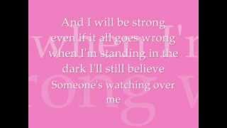 Hilary Duff  Someones watching over me  Lyrics [upl. by Kcirded]