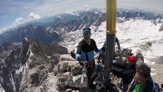 Zugspitze Stopselzieher Klettersteig Juni 2018 [upl. by Orran]