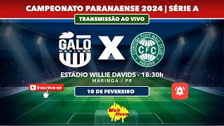 Maringá FC 2x1 São Joseense  AO VIVO PARANAENSE SÉRIE A 2024 [upl. by Eentruok]