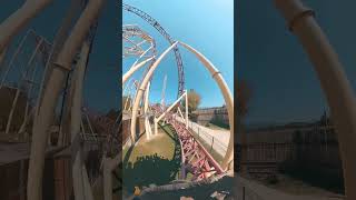 🎢Mystic à Walibi RhôneAlpes themepark rollercoaster [upl. by Burgwell]