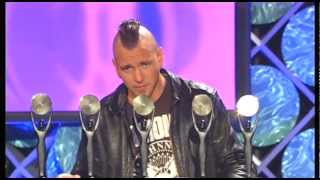 AC DC accepts award Rock and Roll Hall of Fame inductions 2003 [upl. by Lansing180]