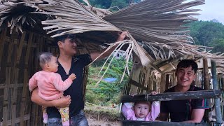 The house had its roof blown off by the wind making it a safe place for children to sleep [upl. by Dulla]