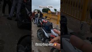 Xtreme 125r Group Long Ride xtreme125r viral shortsviral motovlog [upl. by Ahpla]