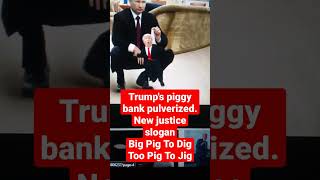 Too Big To RigThe dancing is over New justice slogan launched Big Pig To Dig and Too Pig To Jig [upl. by Anetsirhc239]