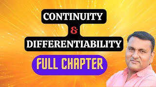 CONTINUITY AND DIFFERENTIABILITY  ALL CONCEPT  ONE SHOT  FULL CHAPTER  TGT PGT EXAM [upl. by Chenee]