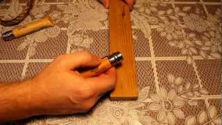 Opinel № 9 CARBON vs INOX тест на 12 мм канате [upl. by Colinson100]