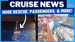 CRUISE NEWS Major Cruise Rescue RecordBreaking Passenger Numbers Lousy Weather [upl. by Eduard]