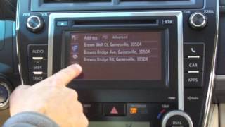 How To Use Navigation System in a Toyota [upl. by Fisoi]