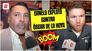 BOMBAZO CANELO habló y LE DIO CON TODO A OSCAR DE LA HOYA ¿Pagará Jaime Munguía  ESPN Boxeo [upl. by Nilo]