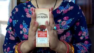 Lever ayush natural fairness saffron face cream reviewnew launchedaffordablebest cream for winter [upl. by Adis]