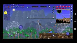 Terraria tModLoader mobile Calamity Mod  Revengeance Slime king class  rogue [upl. by Neelac]