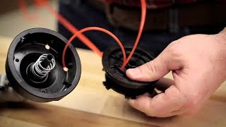 How to install your line on a Echo Trimmer srm 225 fast and easy [upl. by Alderman]