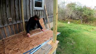 Mudroom roof is on [upl. by Nylessoj435]