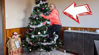 VLOGMAS  Je monte et décore mon énorme sapin de noël 🎄 [upl. by Knighton]