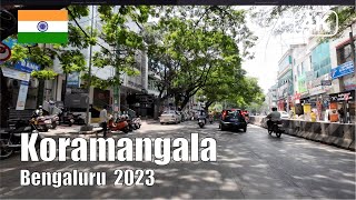 【India Drive 4K】Koramangala Bengaluru 2023 [upl. by Anerec]