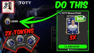 3X Free 92 OVR Players 🤫  GET 2x TOTY Tokens  FC BELIEVER [upl. by Enowtna870]