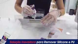 Removedor de Silicone e PU  Tira Silicone Gel Quimatic Tapmatic [upl. by Lyrak]