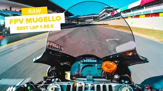 Mugello Circuit Ducati Panigale V4 Onboard  1588 Best Lap  Promo Racing  FPV  TGP [upl. by Ezzo591]