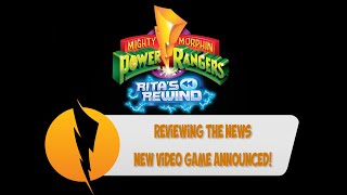 New Power Rangers Video Game RITAS REWIND  Reviewing The News [upl. by Lazarus565]