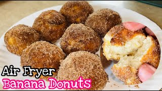 Air Fryer Banana Muffins  Moist Banana Muffins Recipe [upl. by Acila]