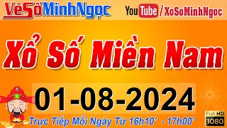 XSMN Minh Ngọc  Trực tiếp Xổ Số Miền Nam  KQXS Miền Nam ngày 01082024 KQXS Hôm Nay XSTT XSKT [upl. by Yadrahc]