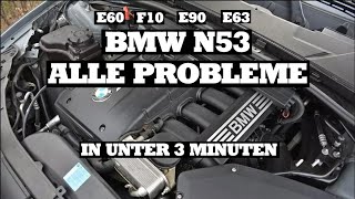 BMW ALLE PROBLEME in unter 3 Minuten N53 KAUFBERATUNG Injektor Hochdruckpumpe Vanos Nox Unruhig [upl. by Zinnes101]