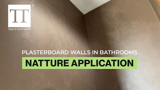 TUTORIAL  How to do tadelakt on walls step by step application by Natture [upl. by Heiner914]