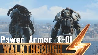 Fallout 4  Best Power Armor X01 All Locations Guide amp Showcase [upl. by Irpac]