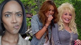 FIRST TIME REACTING TO  DOLLY PARTON amp MILEY CYRUS quotJOLENEquot REACTION [upl. by Idnis398]